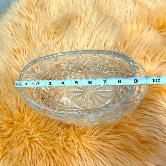 Crystal Decorative Bowl Home Decor NEW! - Picture 5 of 8